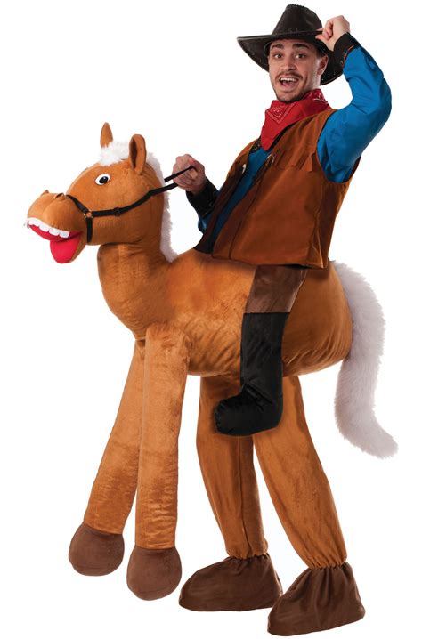 Rodeo horse mascot suit